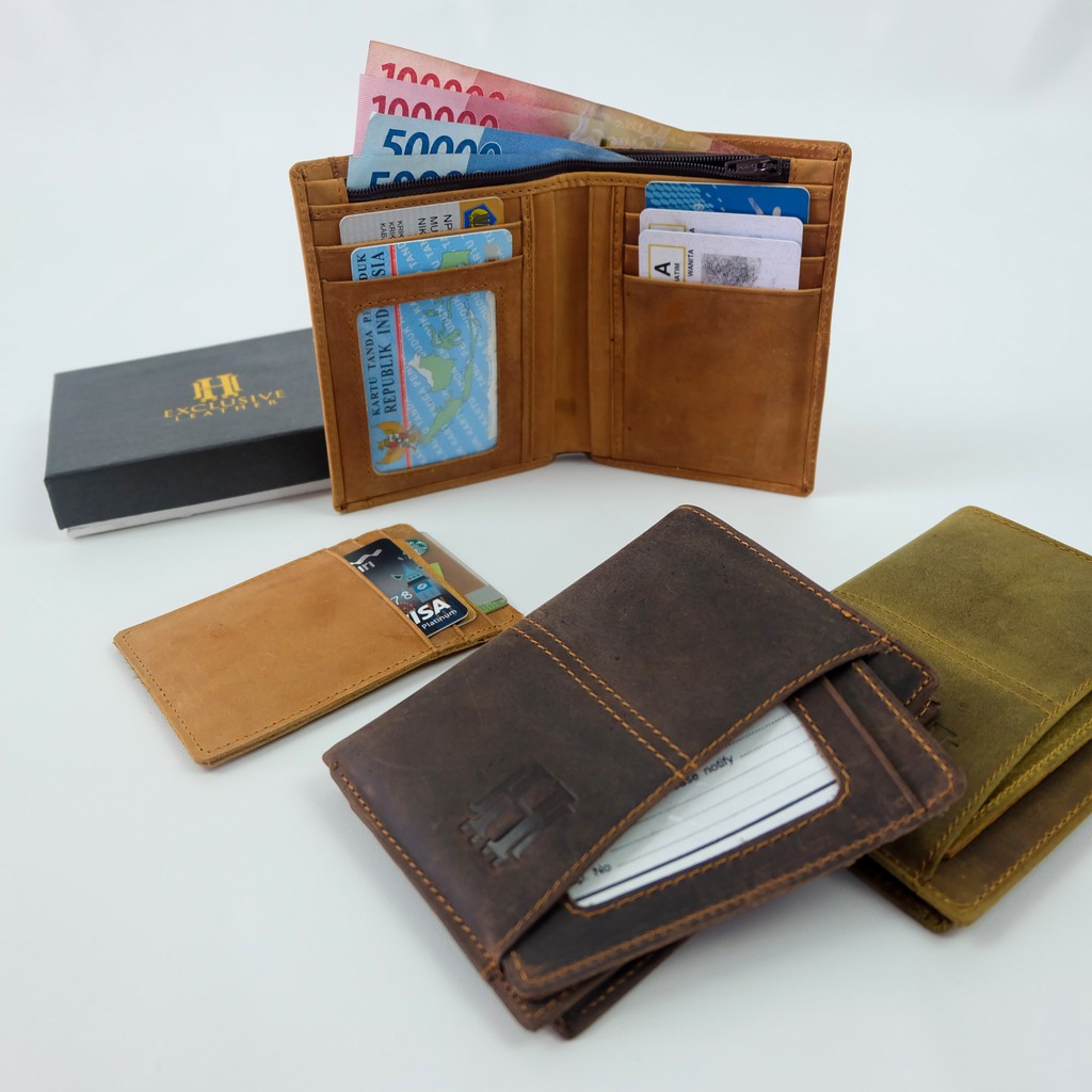 Dompet Lipat Pendek Slim MOGEN Dompet Pria Wanita