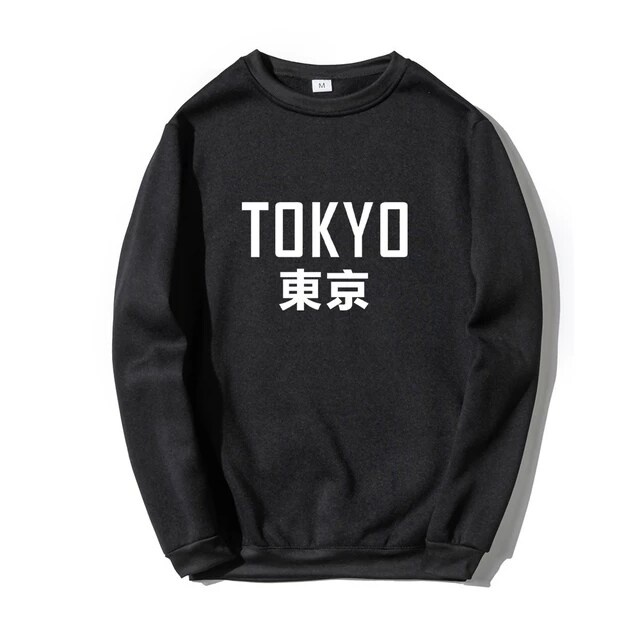 TOKYO  Sweater Crewneck II TOKYO Basic Sweater II Sweatshirt Sz M - XL ( Pria &amp; Wanita / Anak &amp; Dewasa )