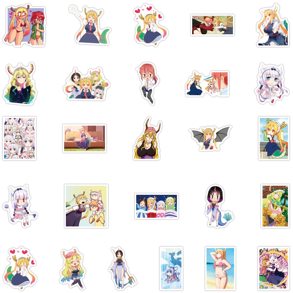 DM001 – Sticker / Stiker Anime Jepang Miss Kobayashi's Dragon Maid