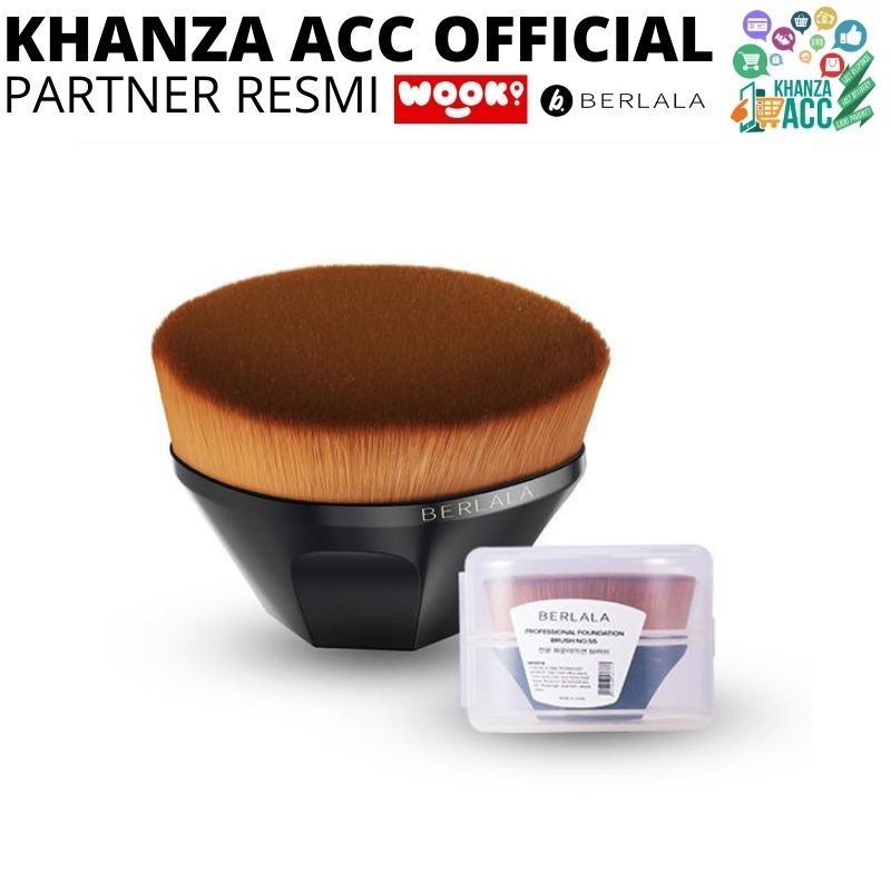 KHANZAACC BERLALA Professional Foundation Brush Bahan Halus Lembut BPOM