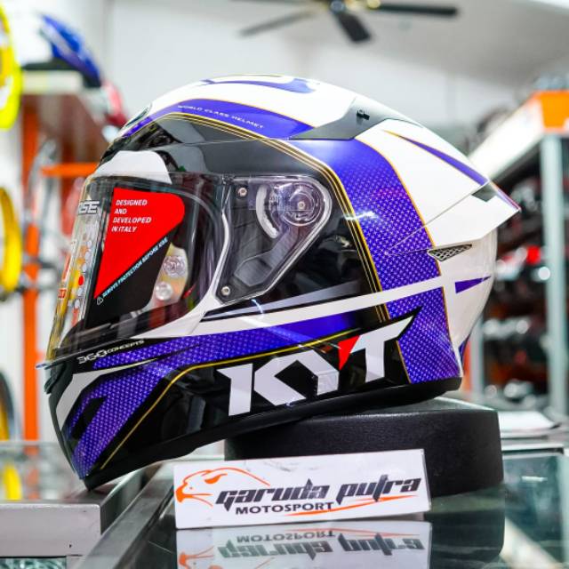 KYT TT COURSE GRAND PRIX BLUE RED