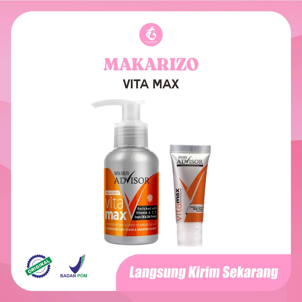 MAKARIZO Advisor Hair Recovery Vitamax / Masker Rambut Makarizo 8ml/50ml