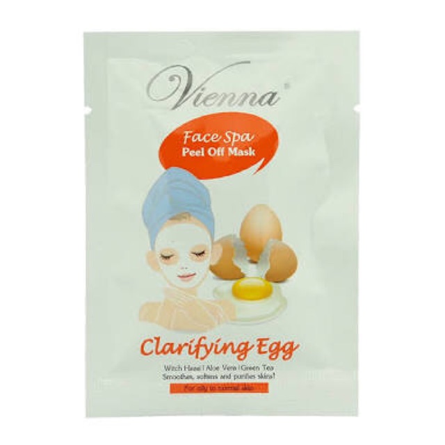 Vienna Face Spa Peel Off Mask Clarifying Egg Sachet