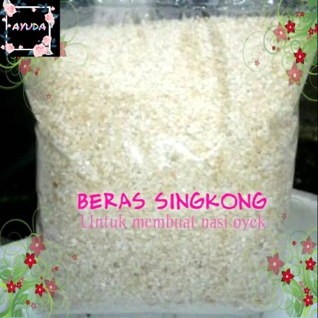 

Beras Singkong Asli Oyek Singkong Makanan Tradisional Khas Jawa Nasi Diet