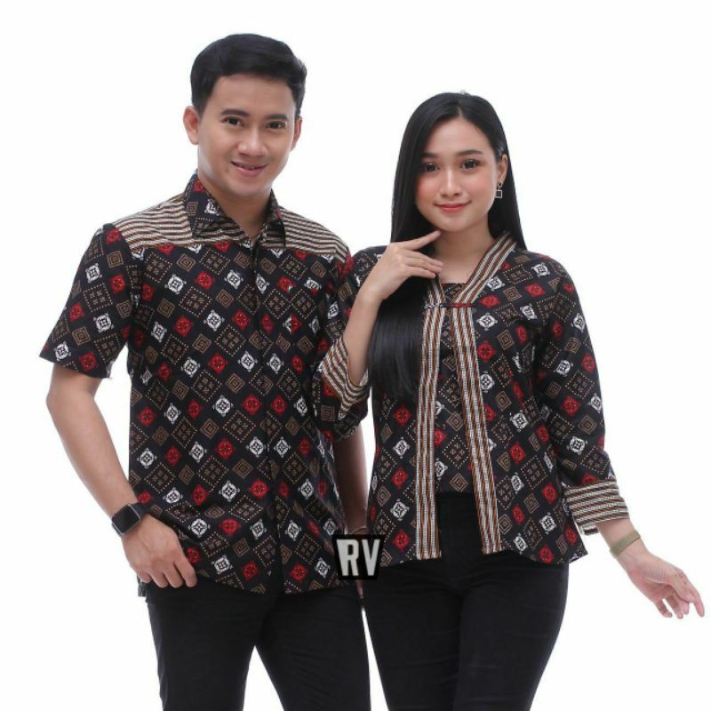 COUPLE BLOUSE BATIK ATASAN BATIK BLUS BATIK KEMEJA BATIK