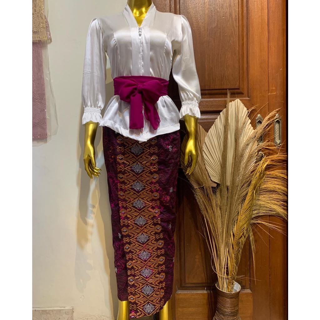 Kamen Full Bordir Strait "Endek Seseh"