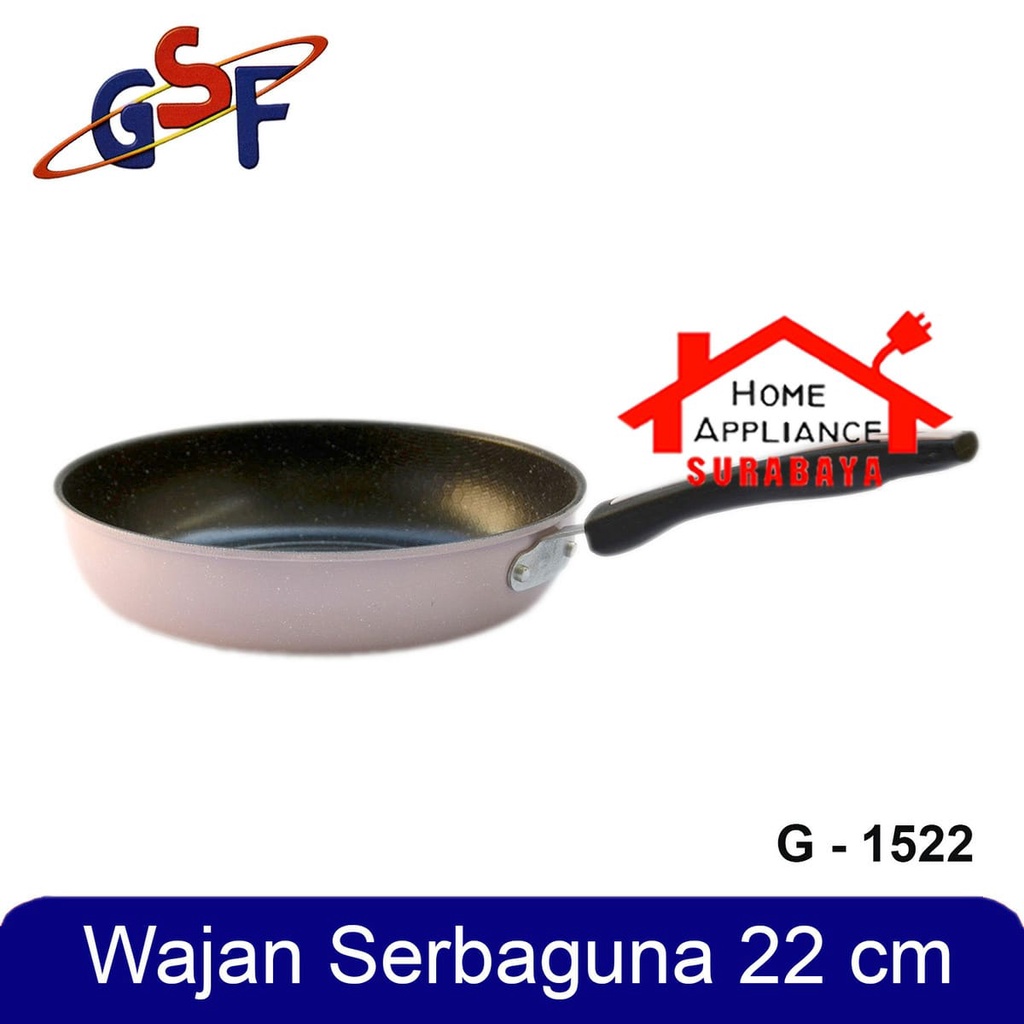 Panci Frypan Teflon 22 CM - Fry Pan 22CM Anti Lengket Non Stick GSF G 1522