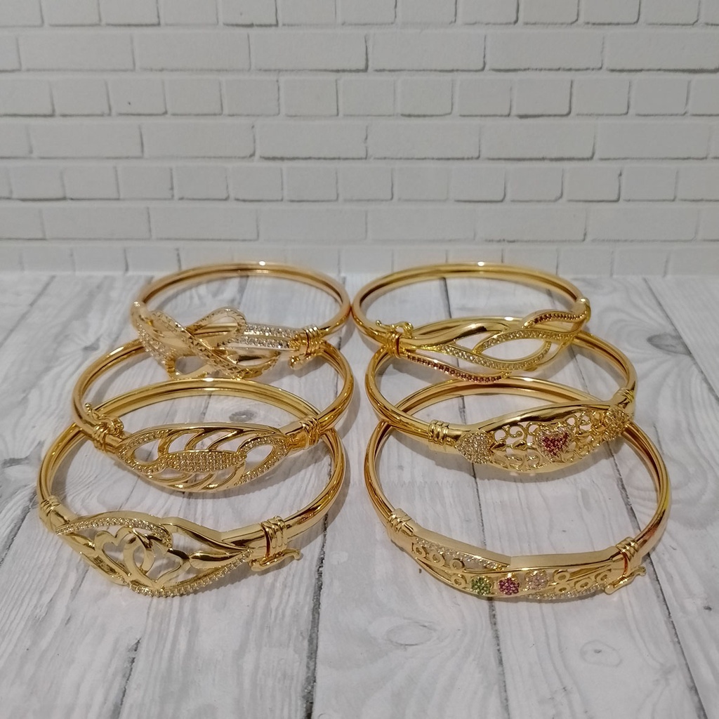 GELANG BANGKOK PERSIS EMAS ASLI (RANDOM)