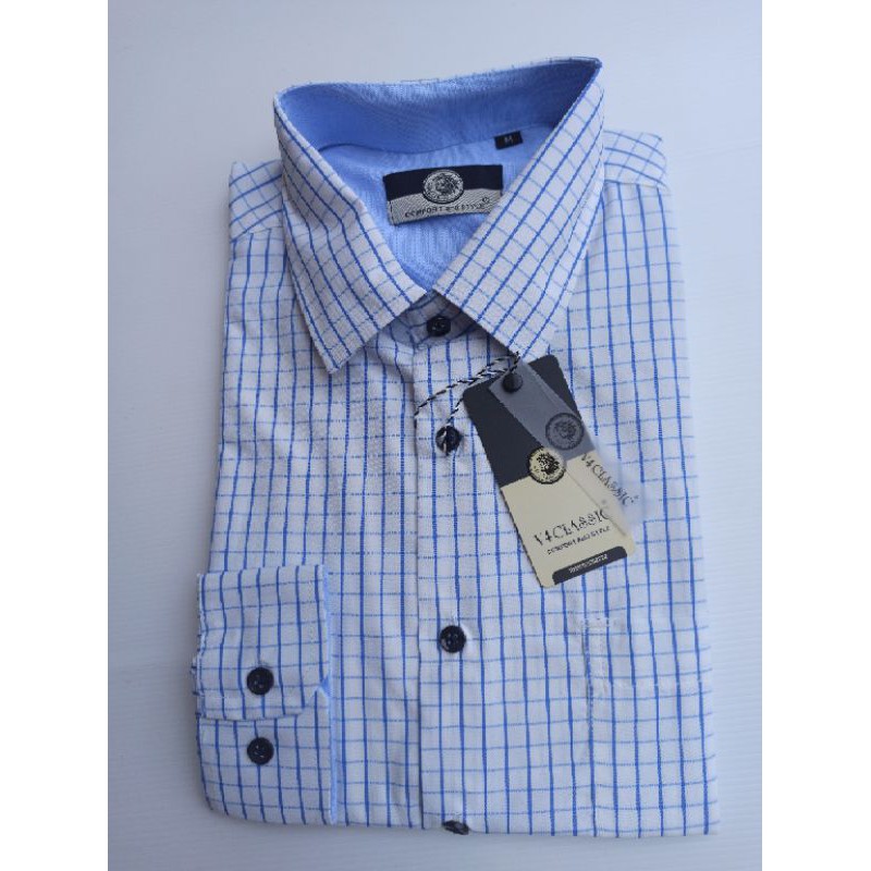 KEMEJA CASUAL LENGAN PANJANG V4 CLASSIC - 004