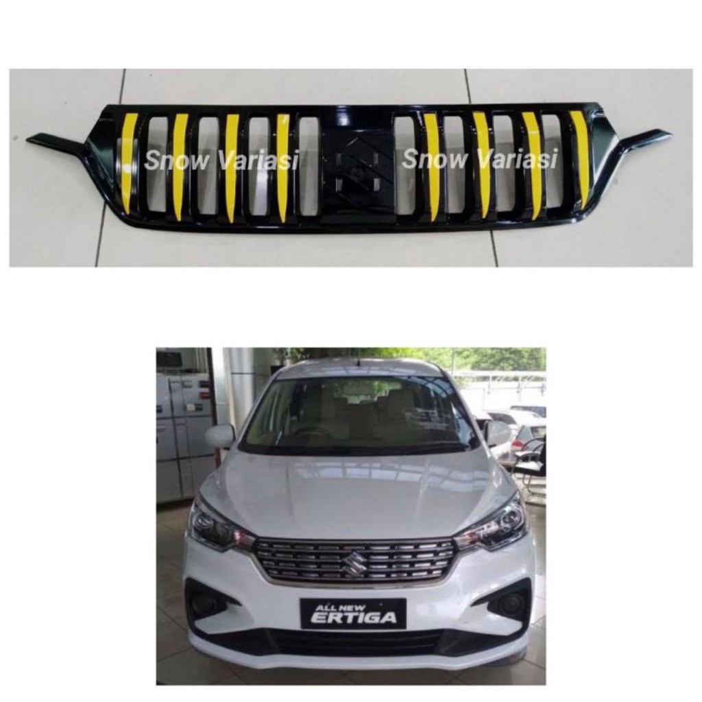 Grill Bumper Depan All New Ertiga 2018 2021 2022 2023 Appolo Hitam