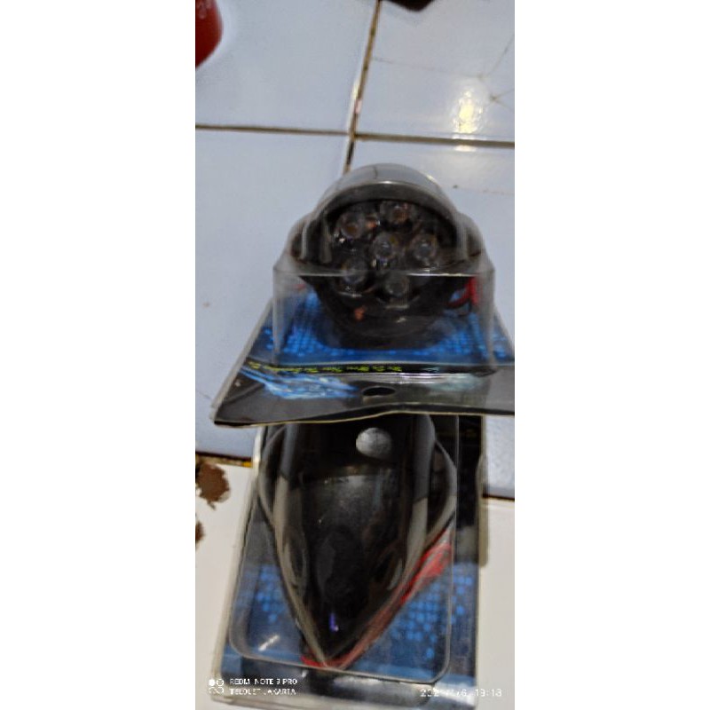 modul led kilat pesawat 2 chenel + 2 buah lampu dc 12 volt