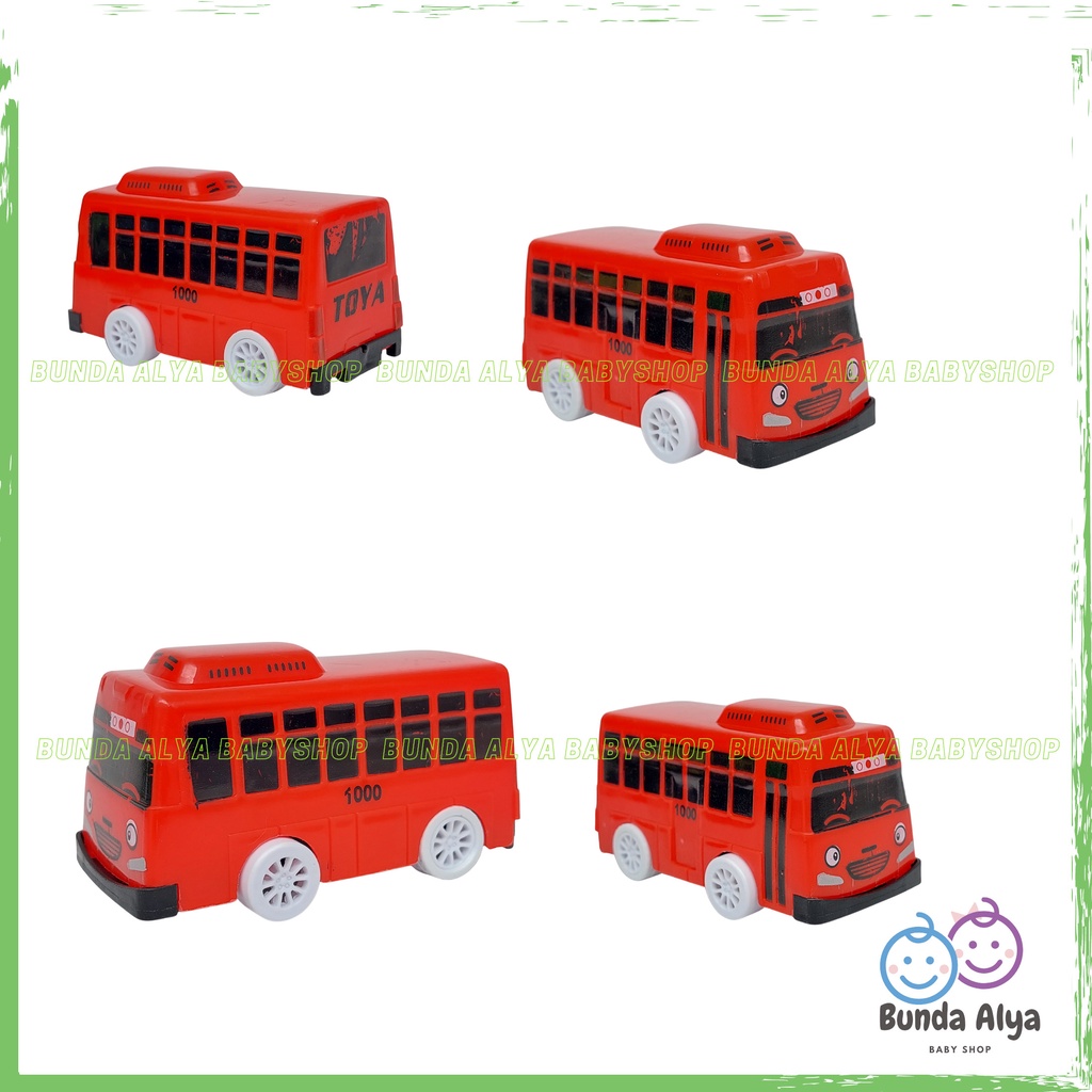 Mainan Anak Laki Bus Mini Isi 4 Pcs Mainan Edukasi Anak Bus 4 Warna Mainan Mobil Mobilan Anak Cowok SL