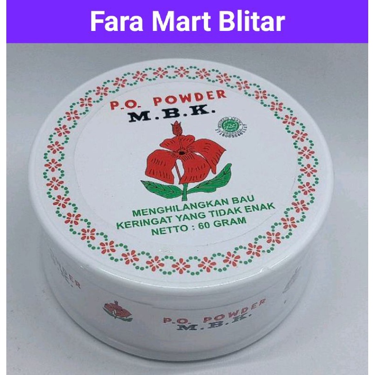 MBK PUTIH DEODORAN PENGHILANG BAU KETIAK DAN BAU BADAN KEMASAN POT 60 GRAM
