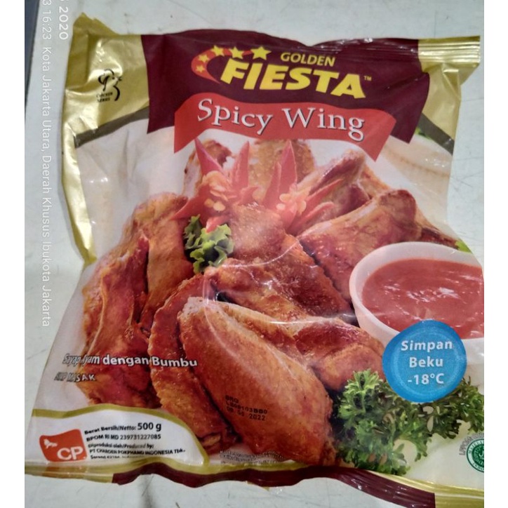 

GOLDEN FIESTA SPICY WING 500G