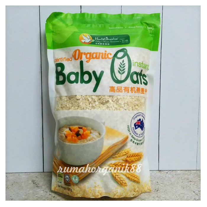 

CERTIFIED ORGANIC INSTANT BABY OATS by Health Paradise 500gr