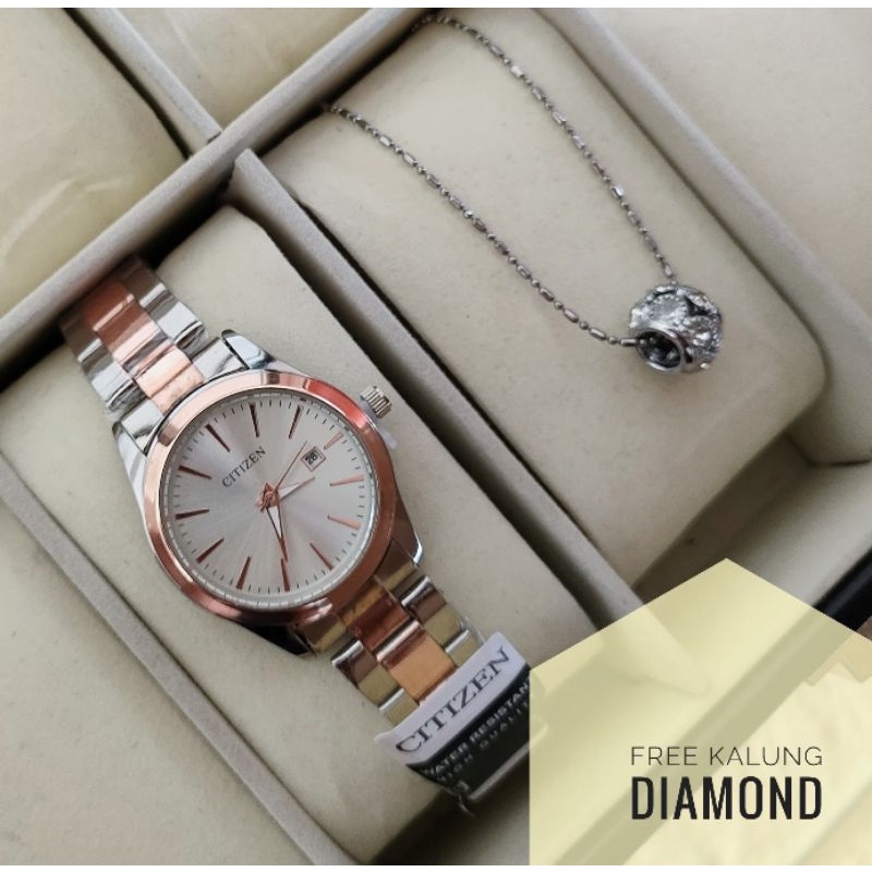 BISA COD✅Jam Tangan ALBA Anti Air Paket Kalung Titanium-R6