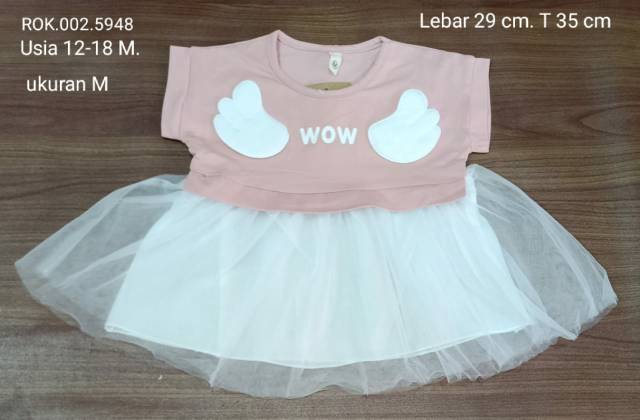 Dress / Terusan baju bayi perempuan / baju pesta / rok bayi