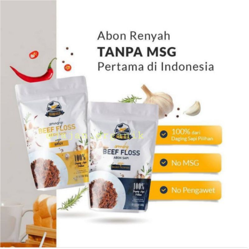 

Abon GRANDVILLE Crunchy Beef Floss 100gr / Abon Non MSG