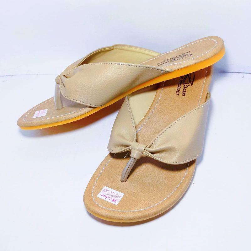 Sandal Papirut Wanita Model Jepit Pita Flat SoL Karet