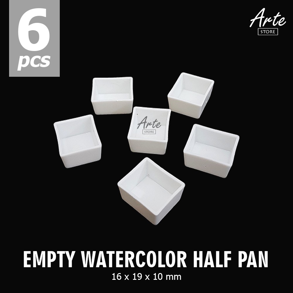 

Empty Watercolor Half Pan