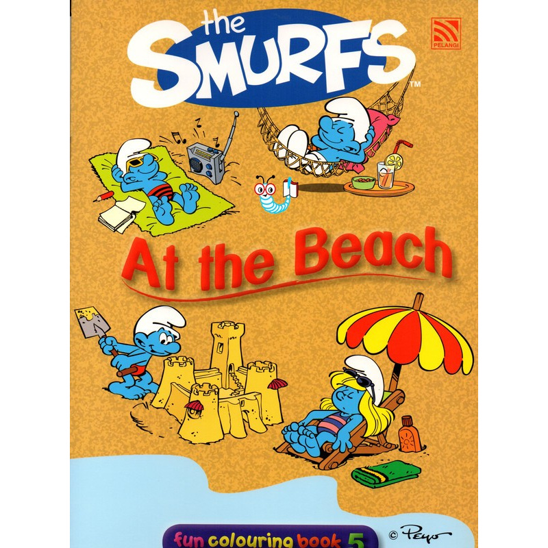 The Smurfs fun Colouring Book 5