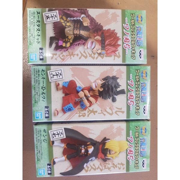 WCF WANO SET ONE PIECE kid luffi sanji