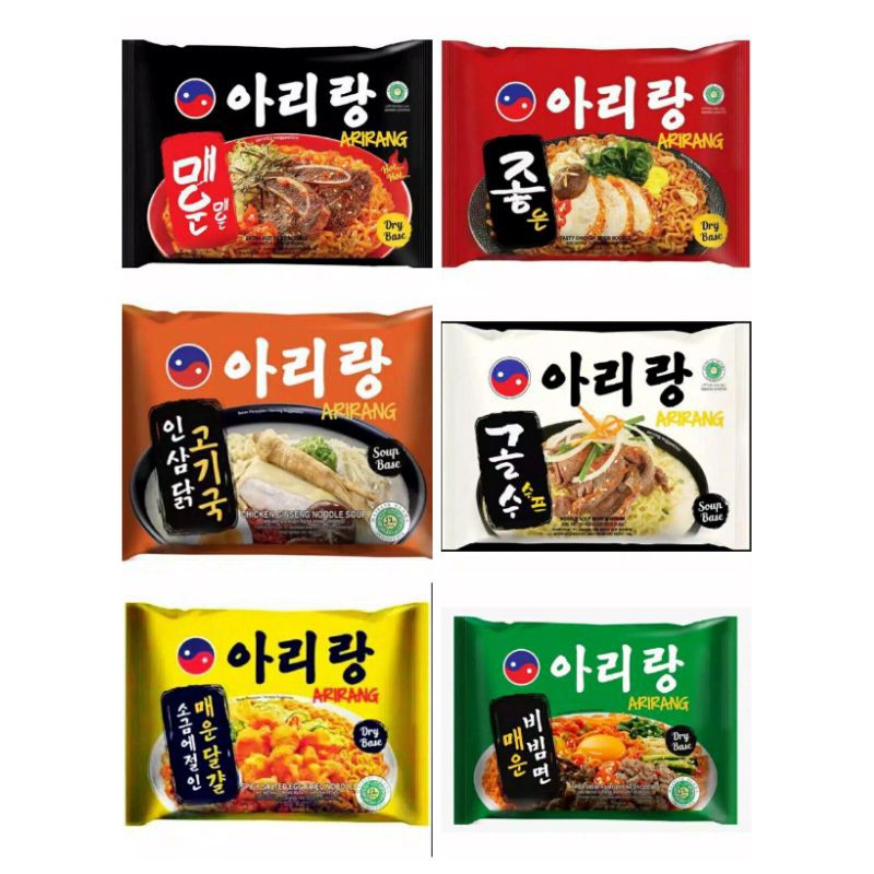 

ARIRANG mie goreng & kuah 100 gram