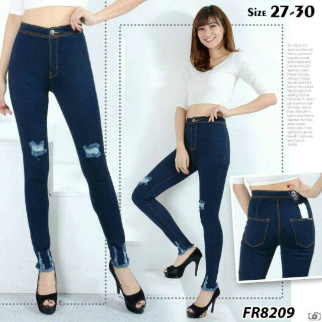 Celana Jeans Wanita Rawis Bawah Model Baju Trending Celana Jeans Wanita Rawis Bawah Model Baju Trending