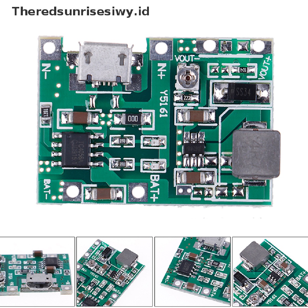 (Theredsunrisesiwy.Id) Modul Step Up Baterai Lithium Lipo 18650 3.7v 4.2v Ke 5v 9v 12v 24v