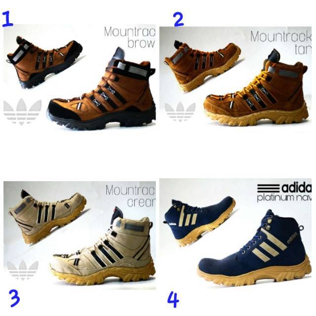 Sepatu Boots Adidas Dunhil B kulit Pull Up. Sepatu Boots Pria. Sepatu Motor. Sepatu Gunung