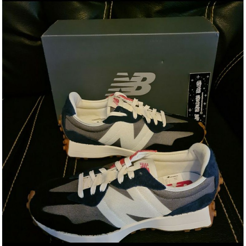 new balance 327 castlerock natural indigo