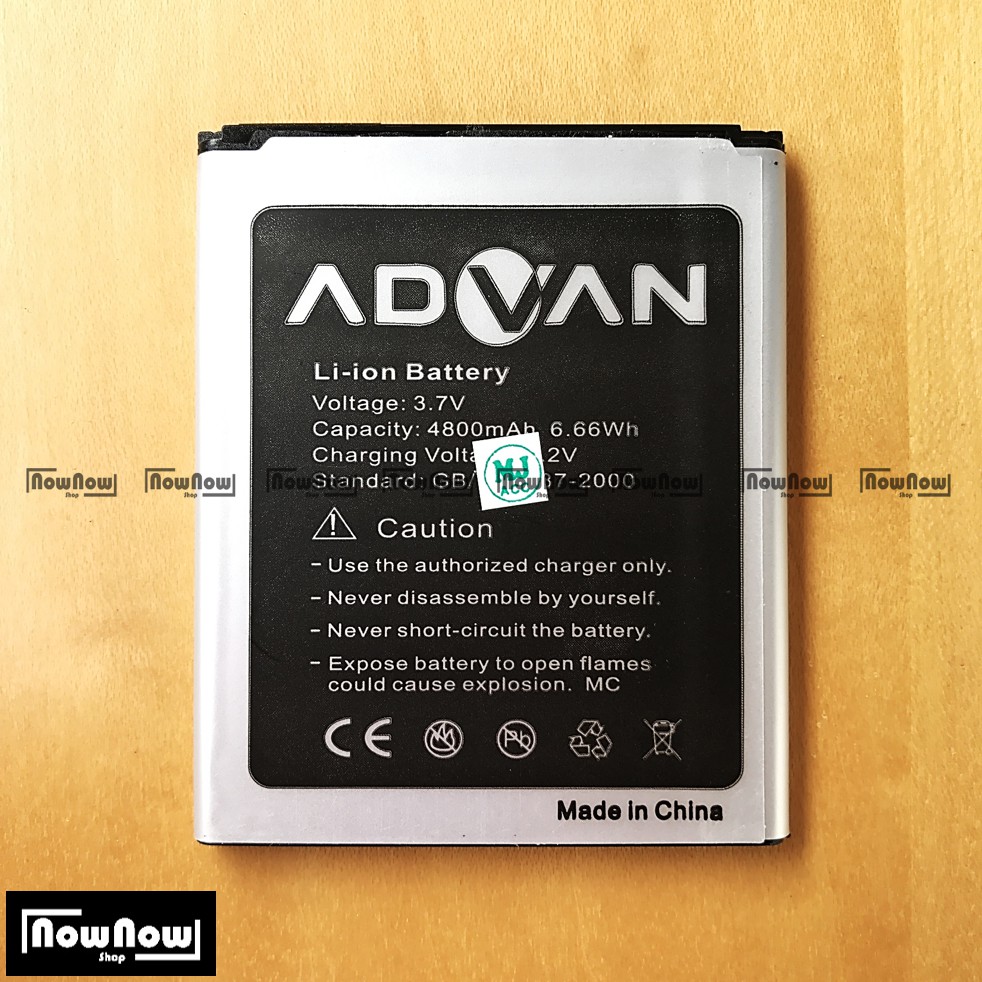 Baterai Advan Vandroid S35E Original Double Power Batre Batrai HP