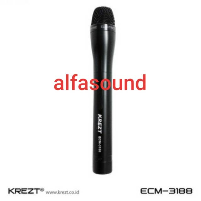 Mic KREZT ECM-3188 Microphome Condenser Kabel ECM3188 ECM 3188
