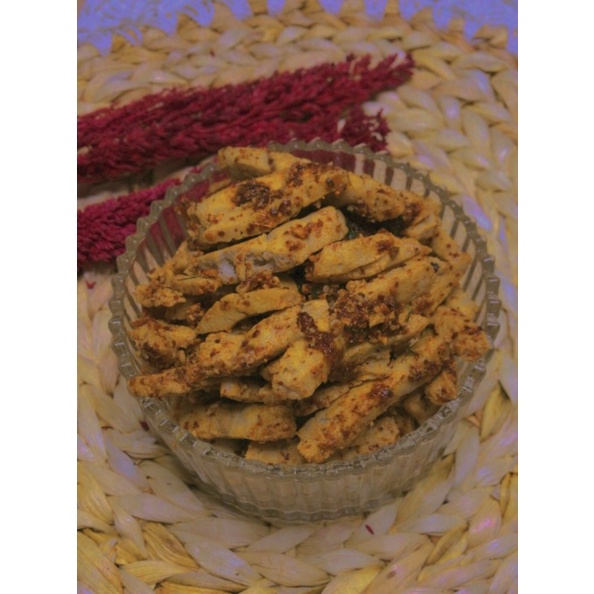 

Basreng (baso goreng) Bumbu Aroma Pedas Daun Jeruk 70gr