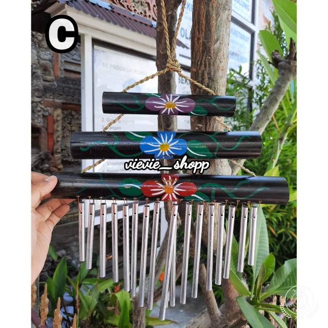 Lonceng Angin/ Wind Chime / Lonceng Bambu Susun