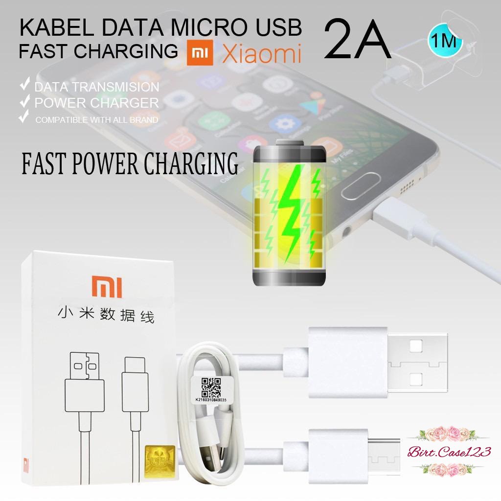 BM002 Mi9 WHITE XIAOMI KABEL DATA NEW MODEL ORIGINAL REDMI NOTE 5A 4 4X 7 6 6pro MICRO USB BC3520