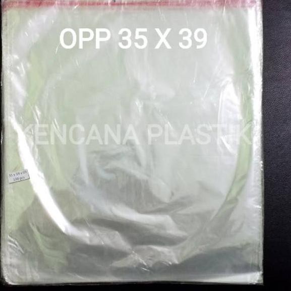 

Diskon!!!!!! PLASTIK BAJU PLASTIK OPP BENING 35 X 39 CM 35X39