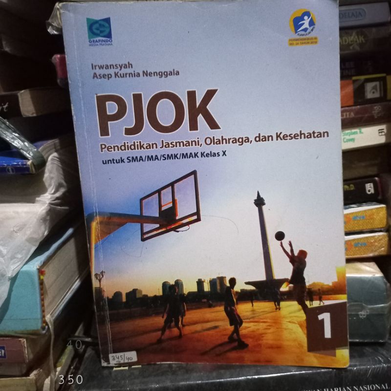 BUKU BEKAS PJOK SMA/SMK kelas 1 grafindo