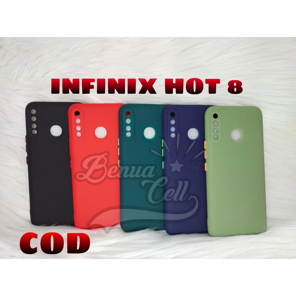 SOFTCASE MACARON INFINIX HOT 8 -INFINIX HOT 9  -INFINIX HOT 9 PLAY // SOFTCASE MACARON PROTECTION KAMERA - B