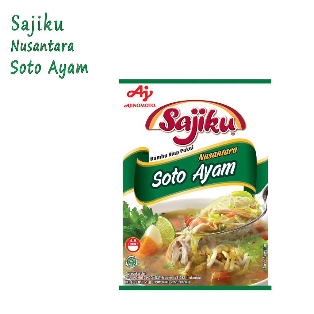 BUMBU * NUSANTARA SOTO AYAM * SAJIKU * 20g