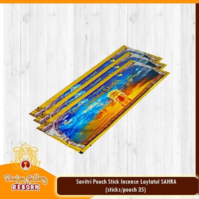 Dupa/Hio Wangi India Savitri Pouch Stick Incense Laylatul (35 Sticks)