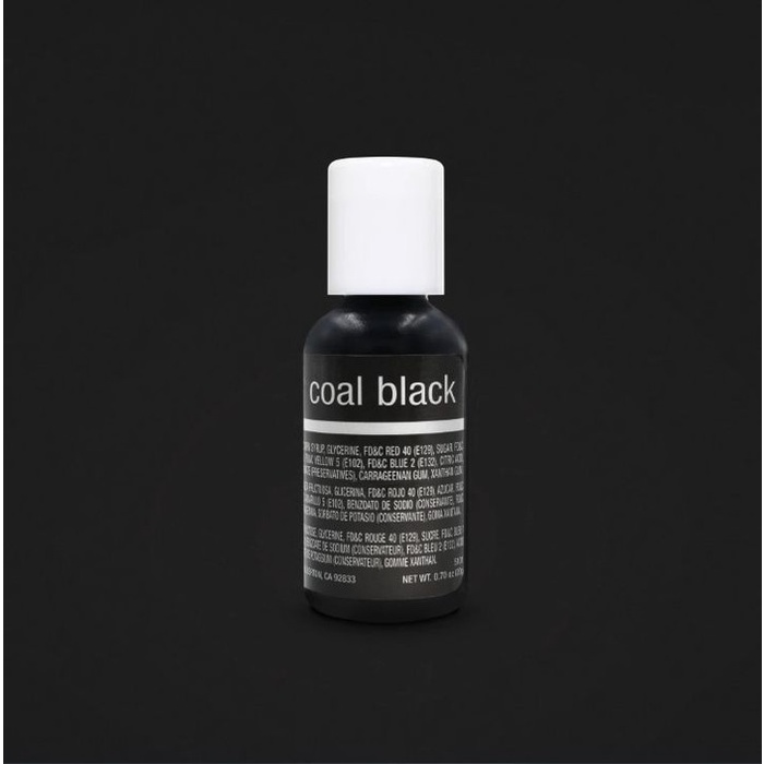 

Ds2011Z Coal Black Chefmaster Liqua-Gel Food Coloring 20 Ml Xz20X1Z11