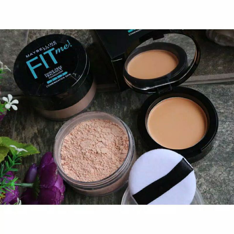 BEDAK MAYBELLINE TABUR + FOUNDATION