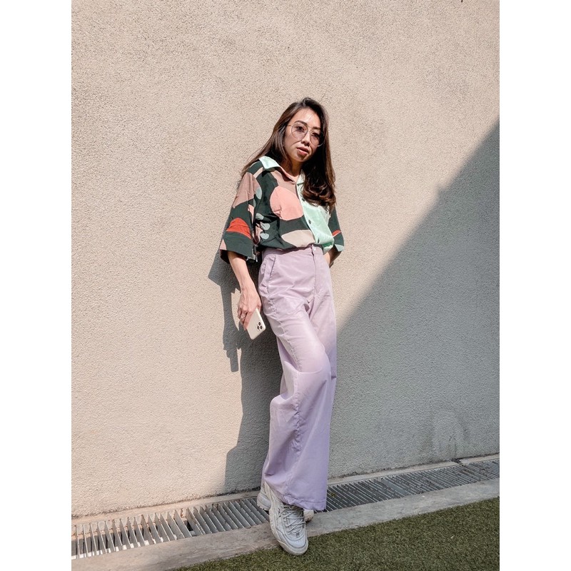 LILAC HW PANTS | celana lilac hw