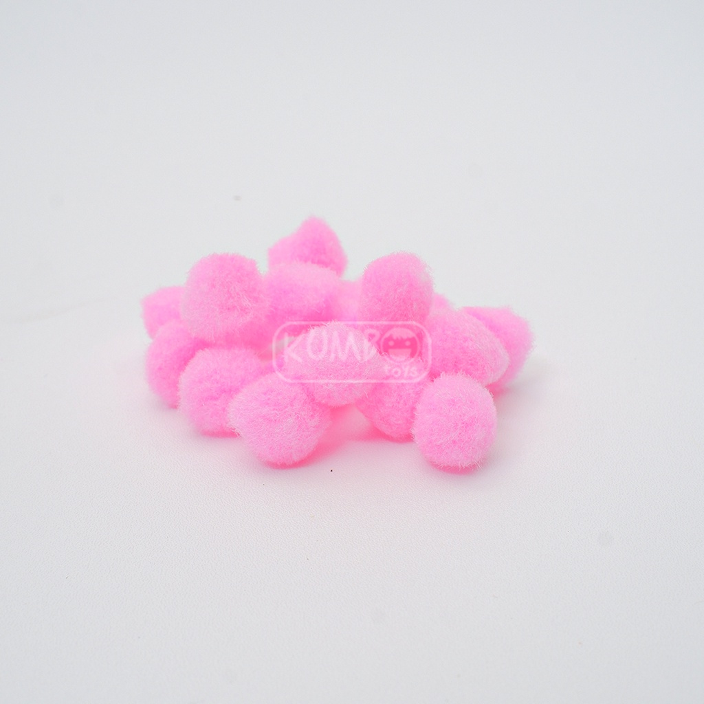 Pompom 1 cm isi 20pcs