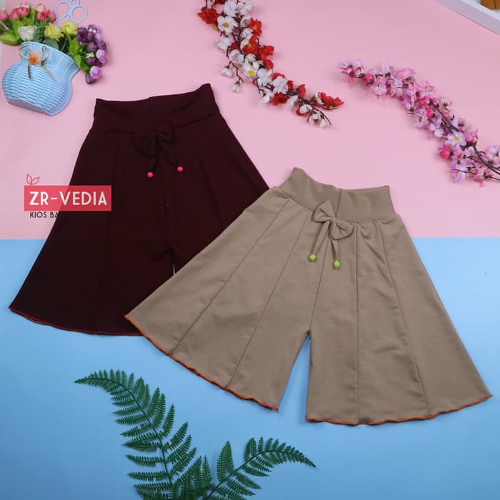 Rok Celana Polos Uk 8-10 Tahun - Bawahan Anak Perempuan Model Rok