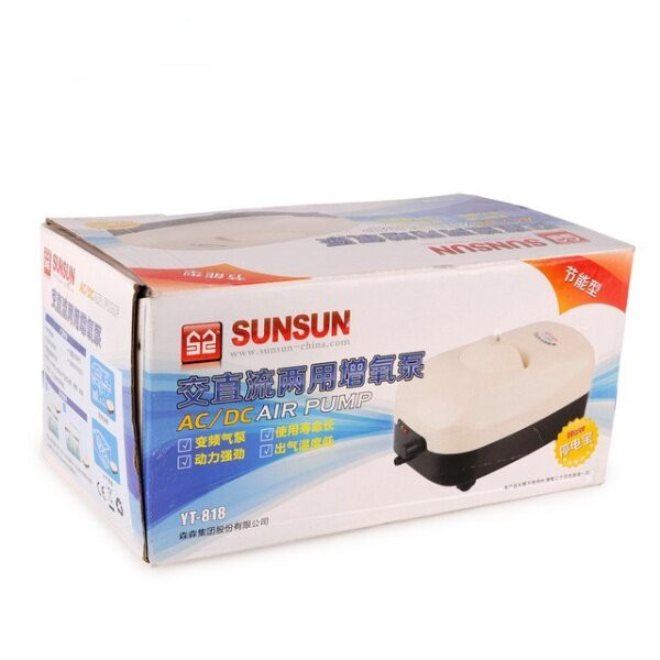 Sunsun YT 818 Aerator AC DC Hi Blow Air Pump Pompa Udara Kolam YT818