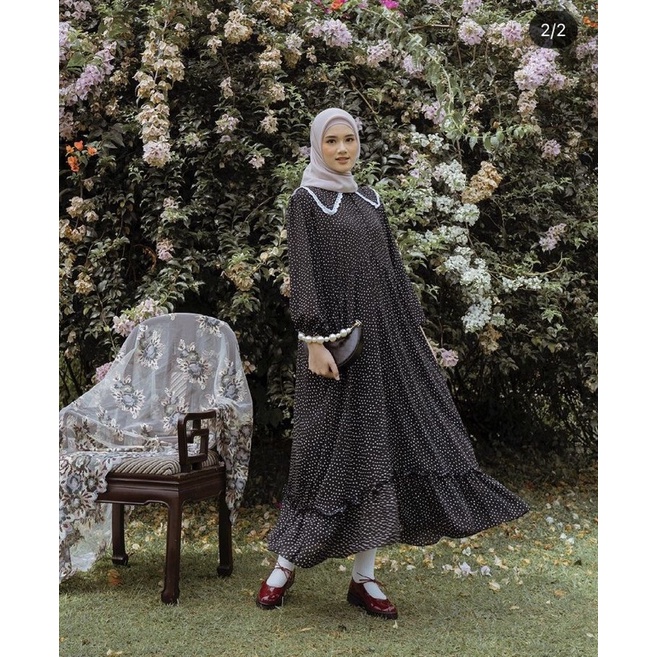 SABINE DRESS LITTLE POLKA DAN JADE BY HAIDEEORLIN