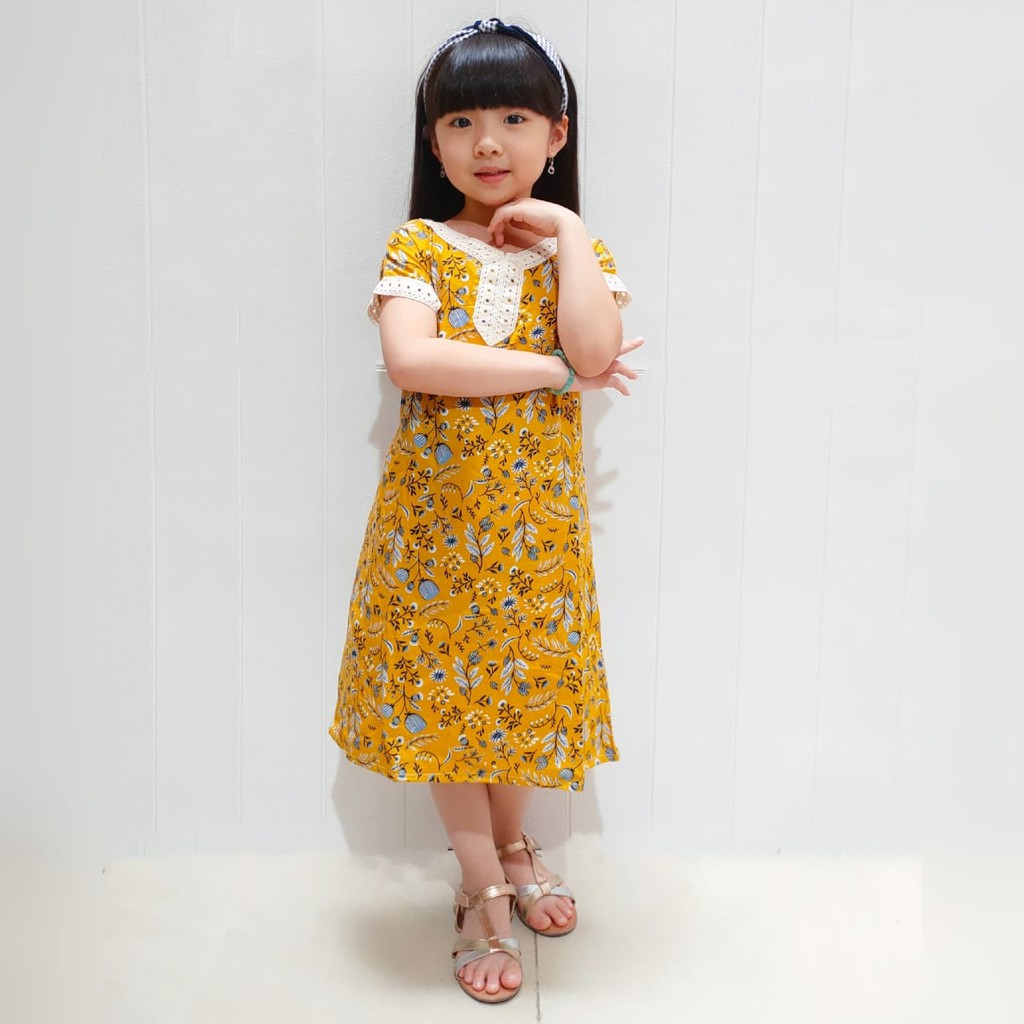 Dress arab anak / Dress anak motif dan polos