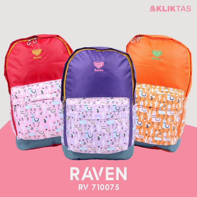 [KLIKTAS] Tas ransel perempuan RAVEN RV 710075 / backpack multifungsi/ tas punggung